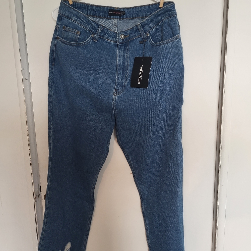 Pretty Little Thing Blue Denim Jeans